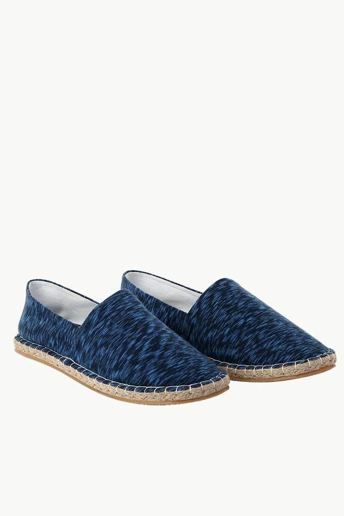 Knit Slub Print Espadrilles