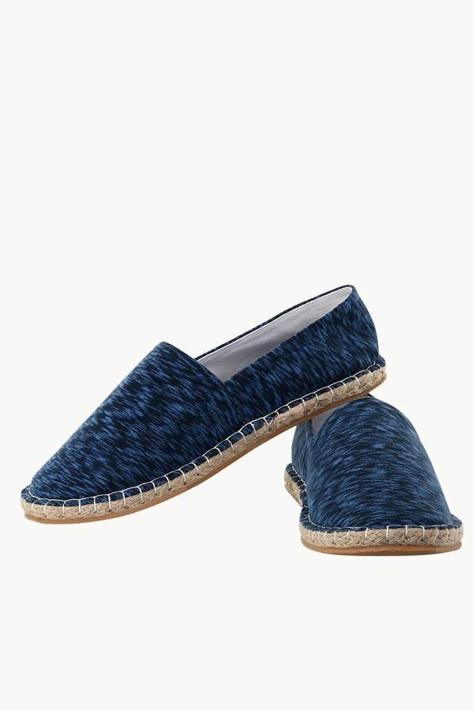 Knit Slub Print Espadrilles