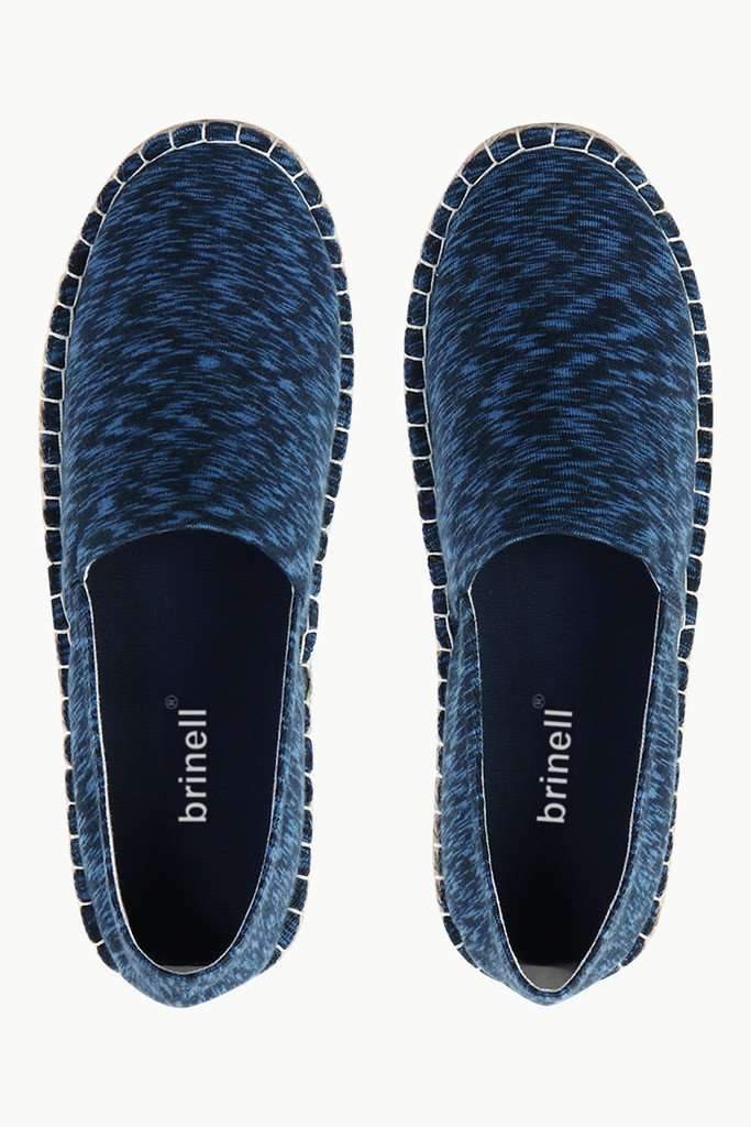 Knit Slub Print Espadrilles