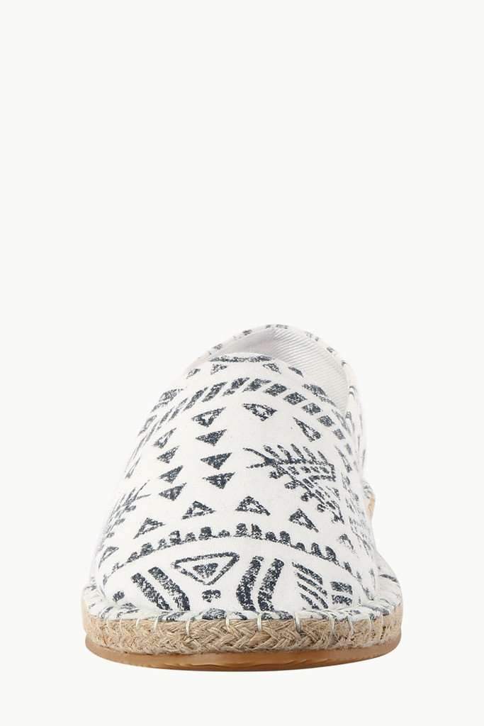 Knit Tribal Print Espadrilles