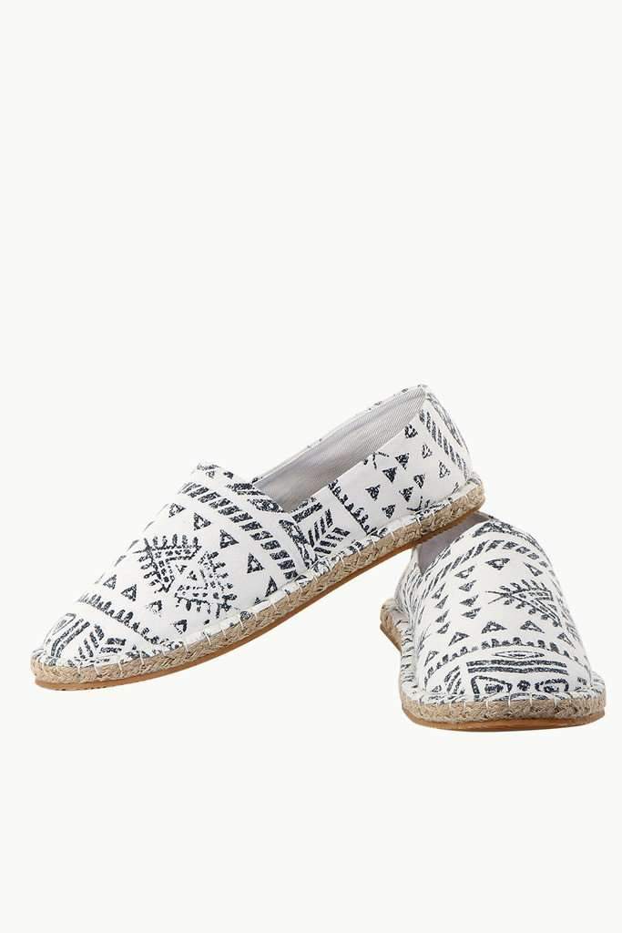 Knit Tribal Print Espadrilles