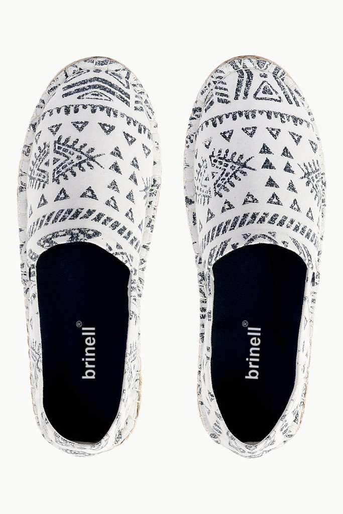 Knit Tribal Print Espadrilles