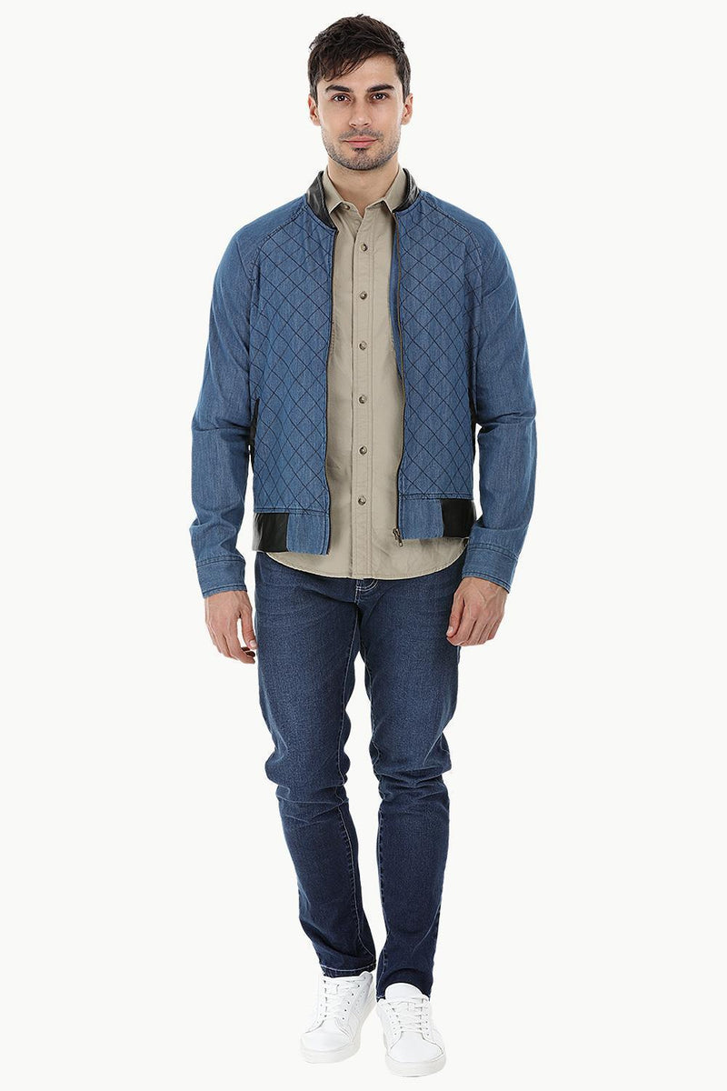 Raglan Indigo Denim Jacket