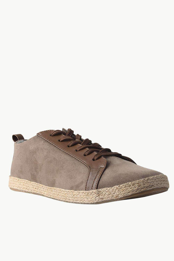 Lace-Up Suede Espadrilles