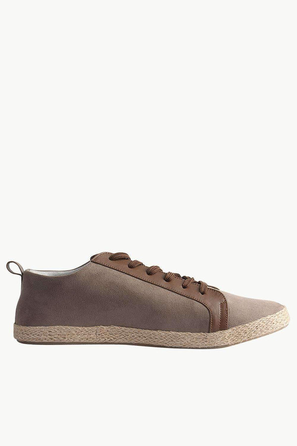 Lace-Up Suede Espadrilles