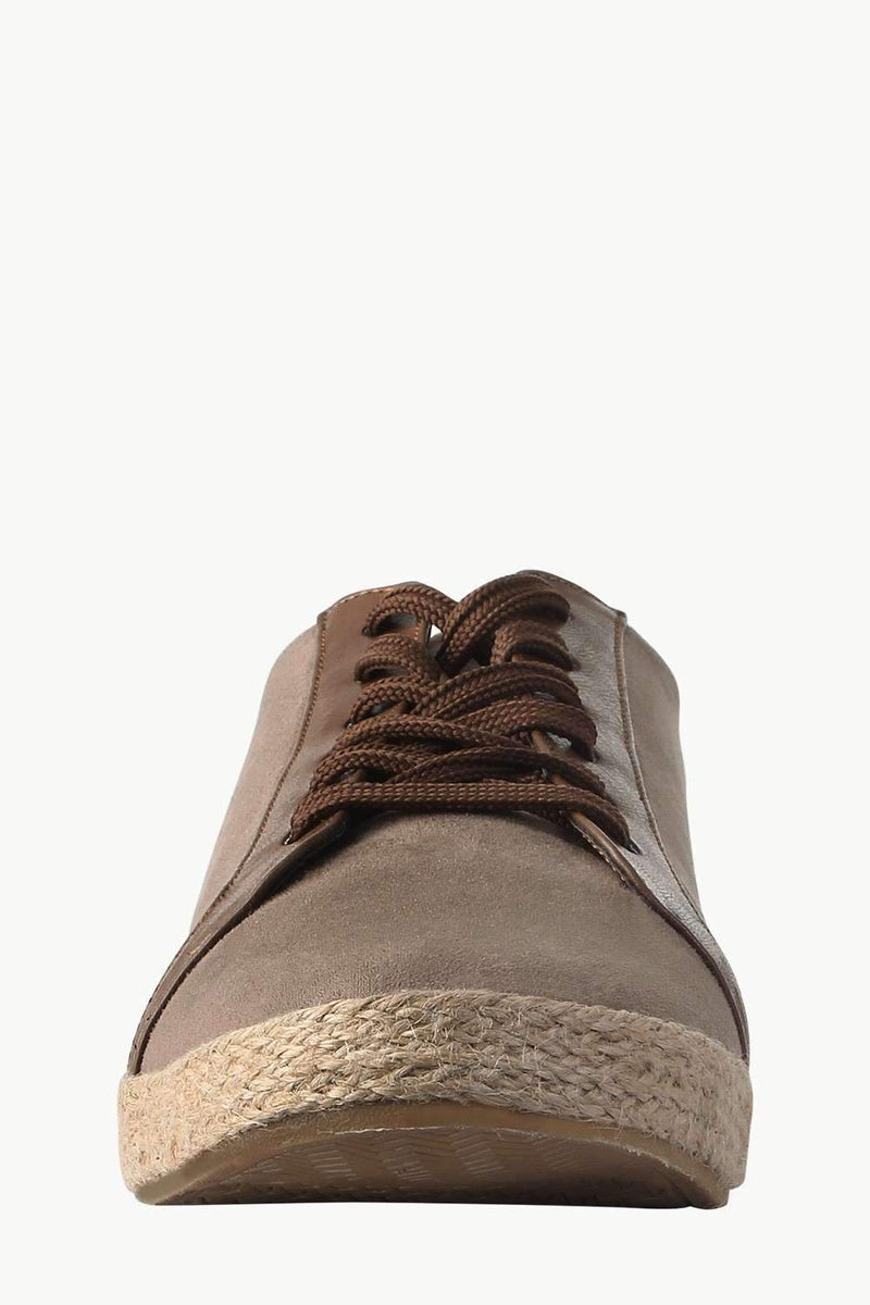 Lace-Up Suede Espadrilles