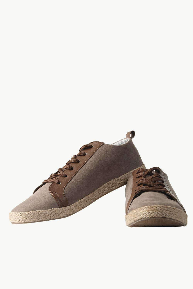 Lace-Up Suede Espadrilles