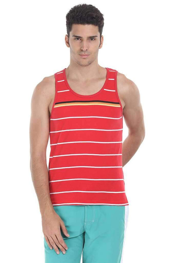 Level Multi Stripe Knit Tank