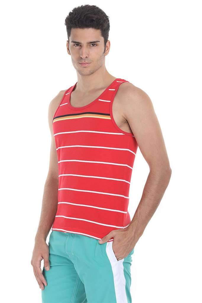 Level Multi Stripe Knit Tank