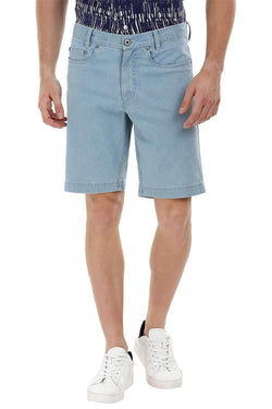 Light Wash Indigo Denim Shorts