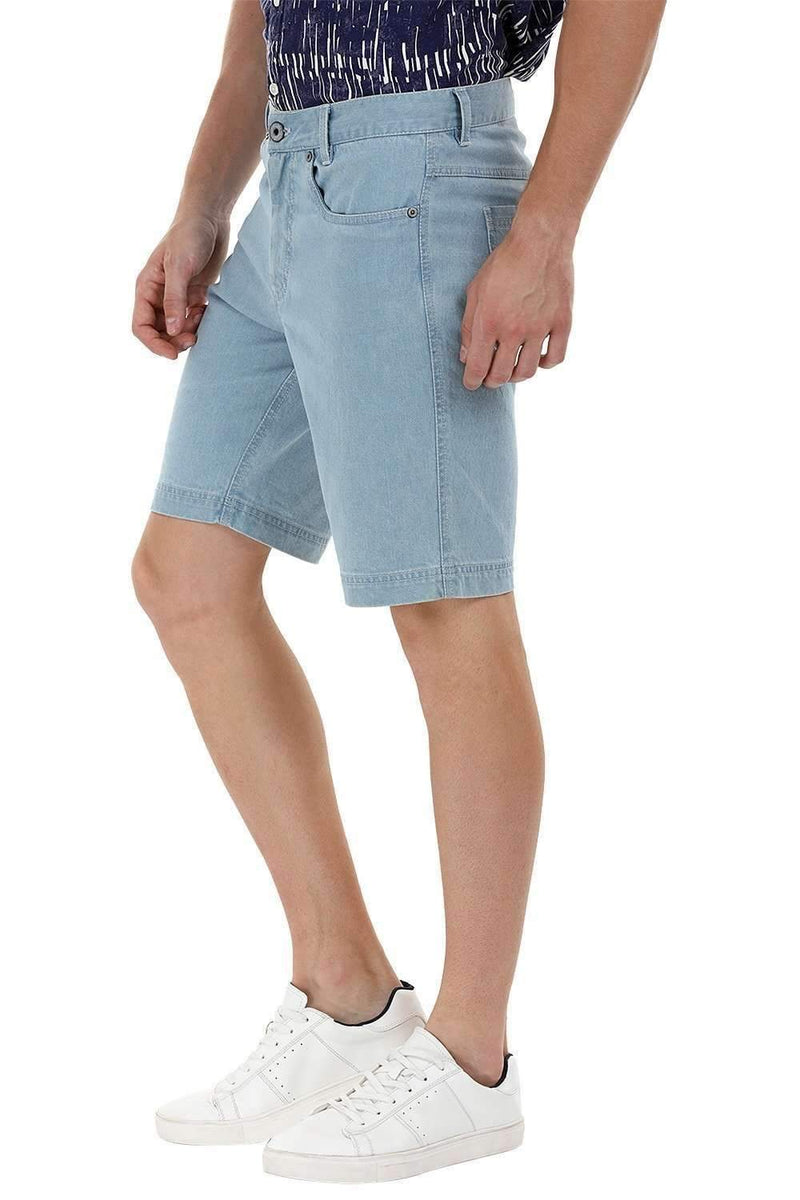 Light Wash Indigo Denim Shorts