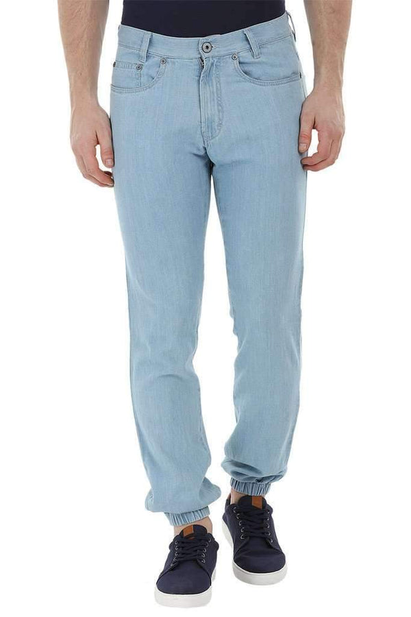 Lightweight Blue Denim Joggers