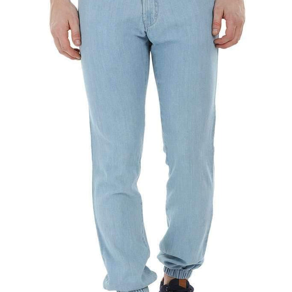 Lightweight denim joggers deals