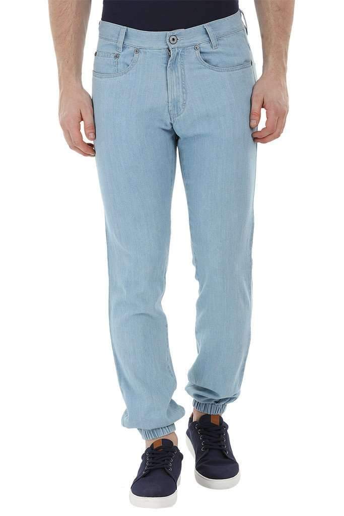 Lightweight denim joggers hotsell