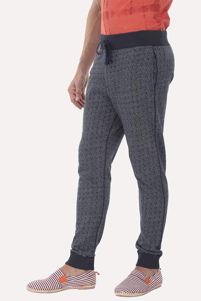 Lightweight Cotton Jacquard Knit Pants