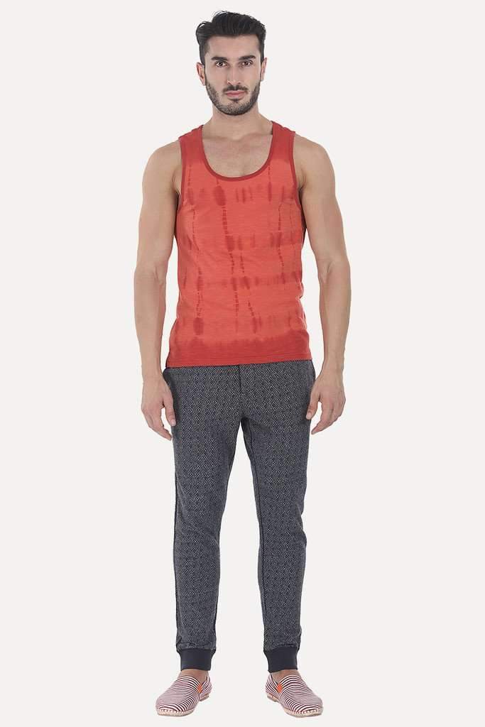 Lightweight Cotton Jacquard Knit Pants