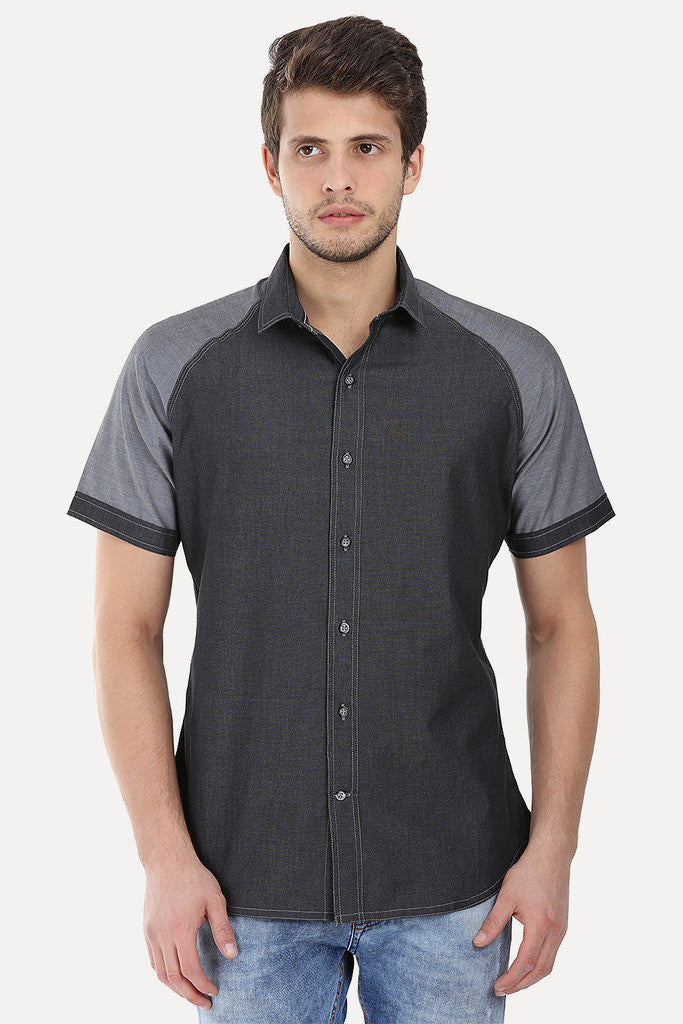 Lightweight Cotton Weave Raglan Shirt