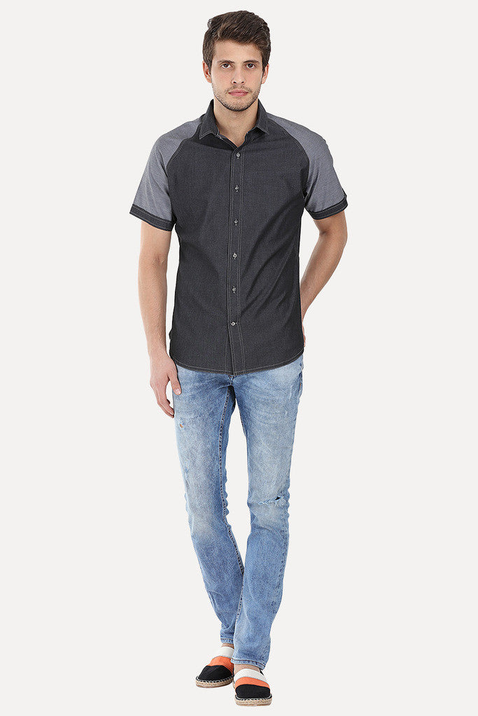 Lightweight Cotton Weave Raglan Shirt