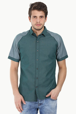 Lightweight Cotton Weave Raglan Shirt