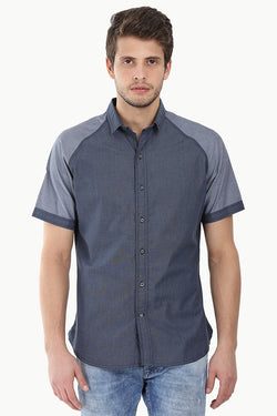 Lightweight Cotton Weave Raglan Shirt