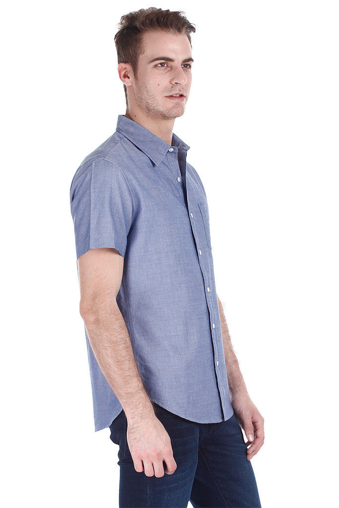 Lightweight Egyptian Cotton Short Sleeve Oxford Shirt