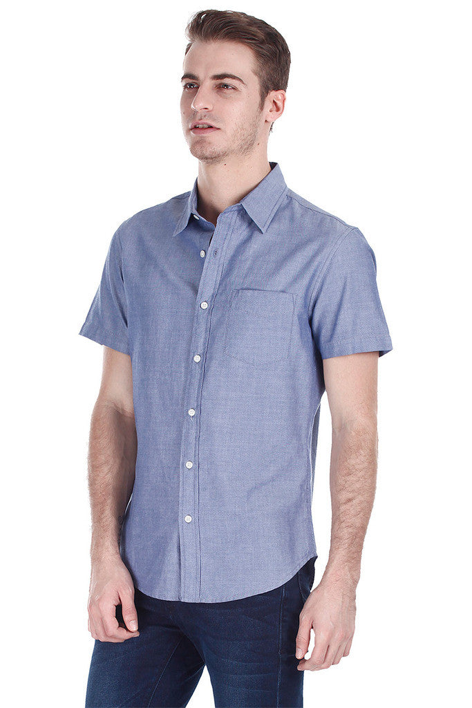 Lightweight Egyptian Cotton Short Sleeve Oxford Shirt