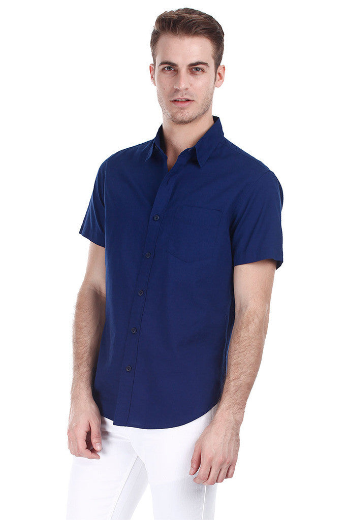 Lightweight Egyptian Cotton Short Sleeve Oxford Shirt