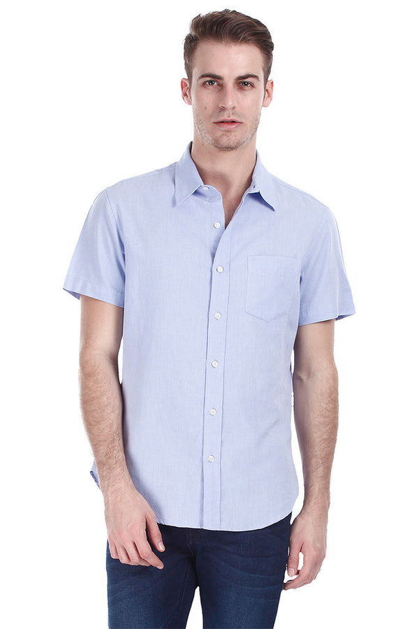 Lightweight Egyptian Cotton Short Sleeve Oxford Shirt