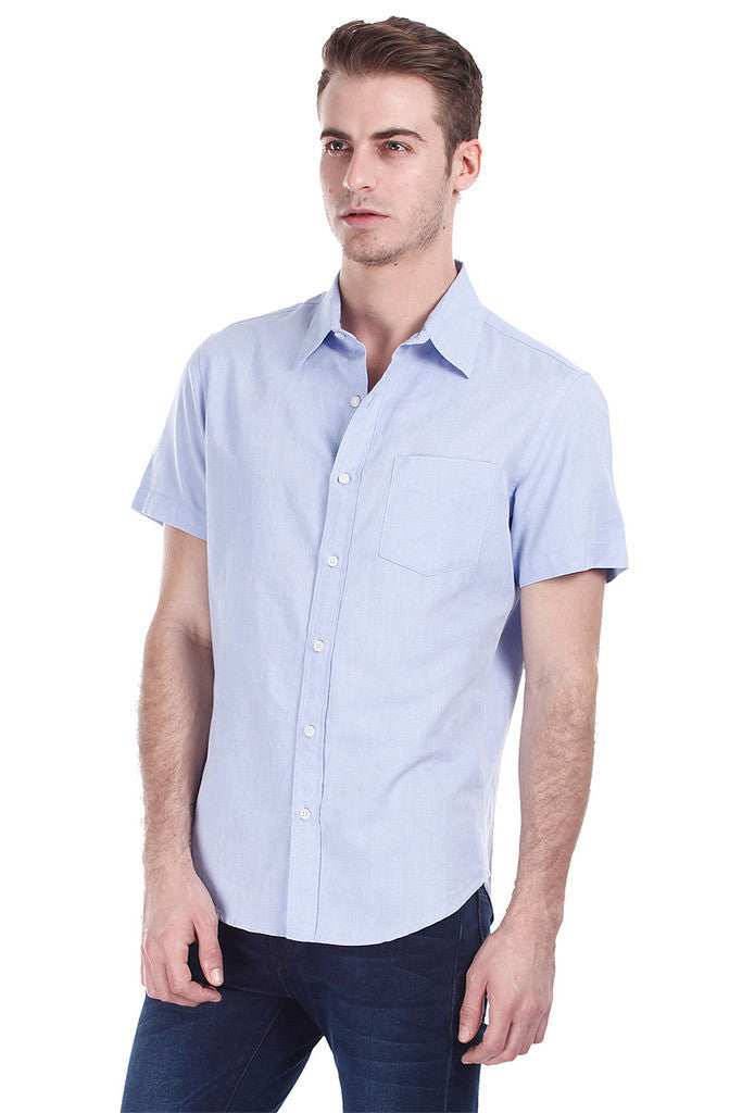 Lightweight Egyptian Cotton Short Sleeve Oxford Shirt