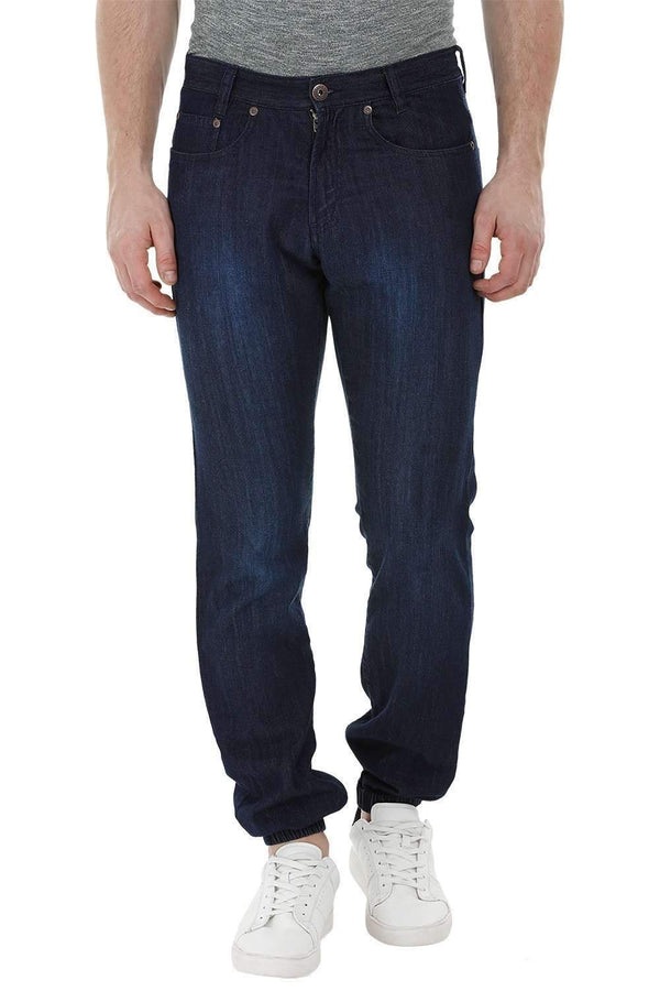 Lightweight Navy Indigo Denim Joggers