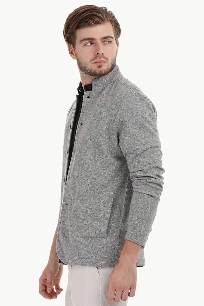 Lightweight Nehru Heather Jacket