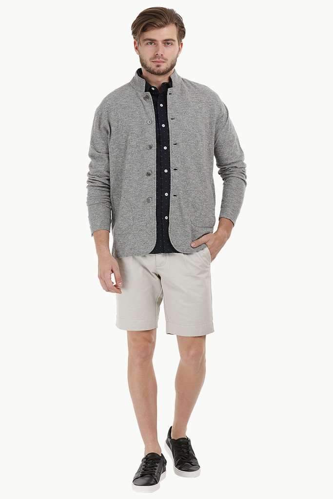 Lightweight Nehru Heather Jacket