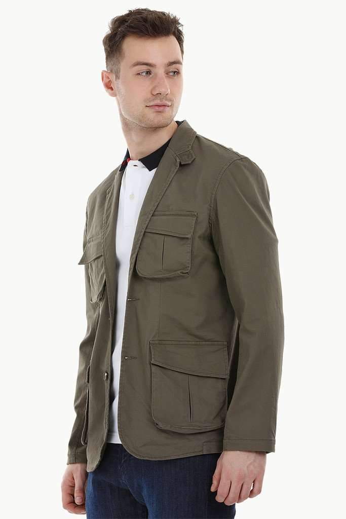 4 Pocket Rugged Olive Blazer