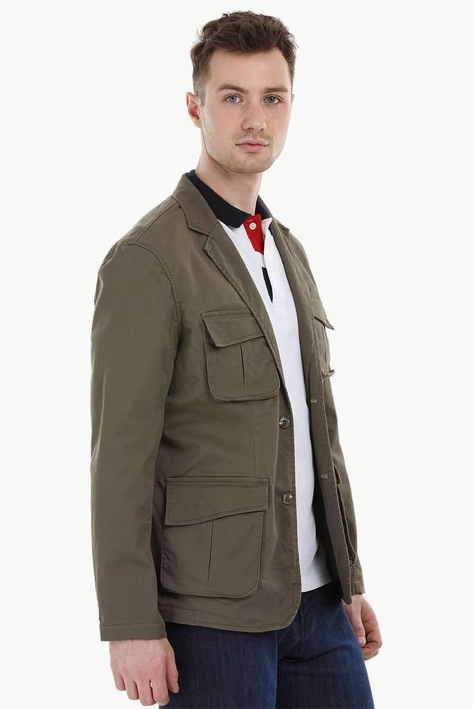 4 Pocket Rugged Olive Blazer