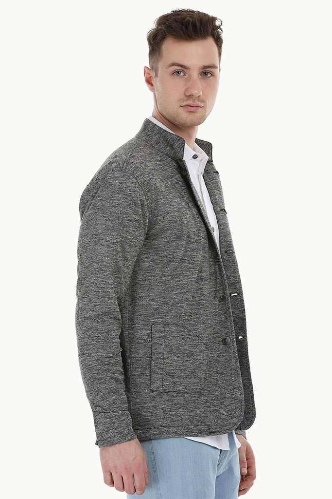Lightweight Nehru Knit Jacket