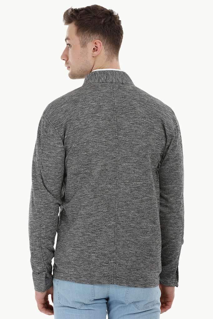 Lightweight Nehru Knit Jacket