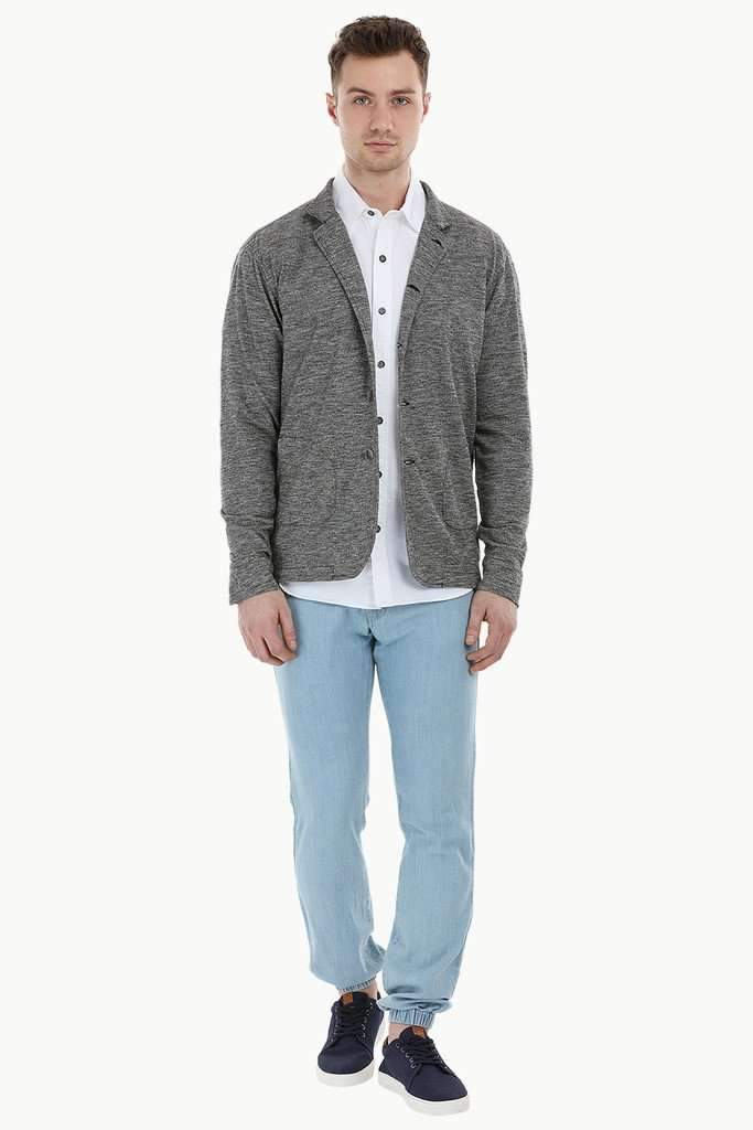 Lightweight Nehru Knit Jacket