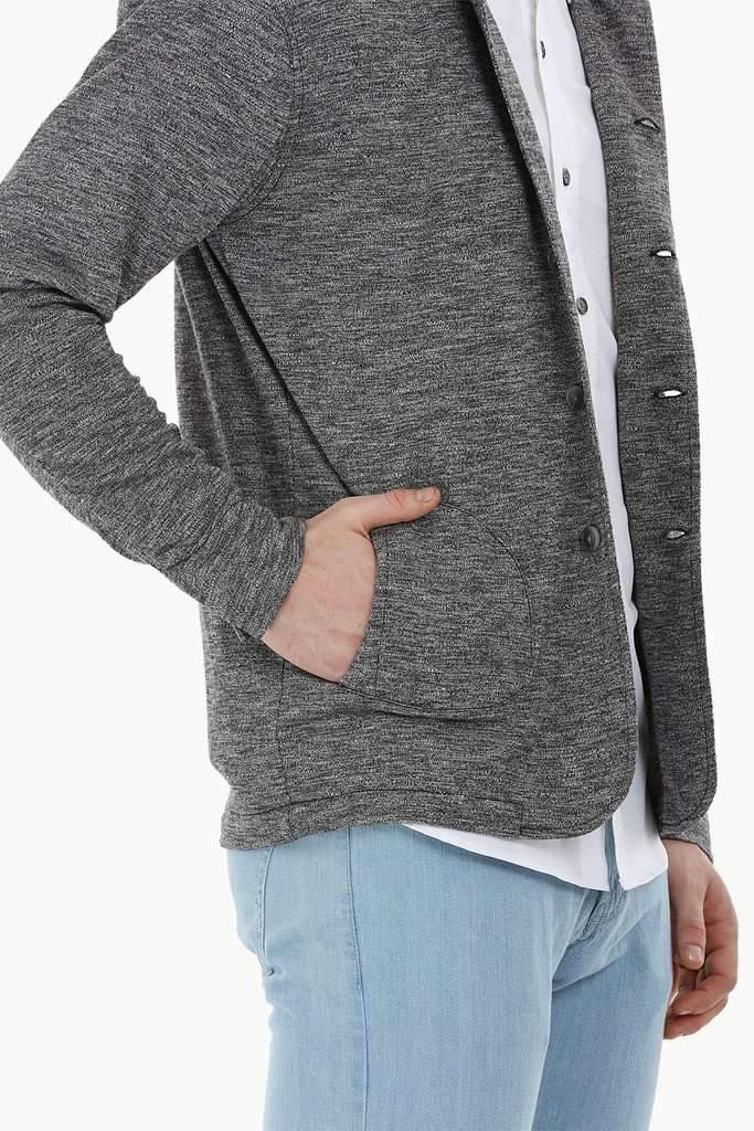 Lightweight Nehru Knit Jacket