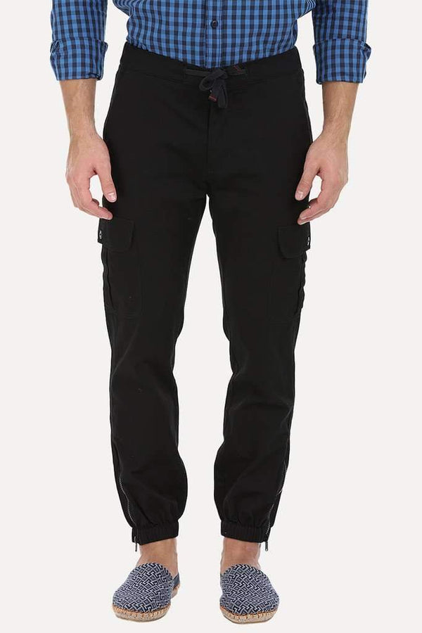 Lightweight Twill Relaxed Fit Cuff Jogger Pant