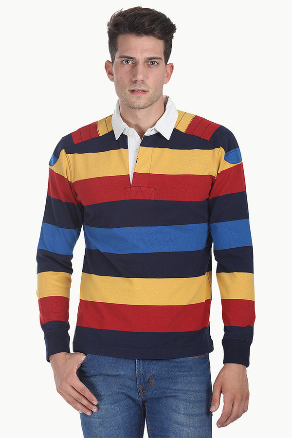 Dual Tone Soft Rugby T-Shirt