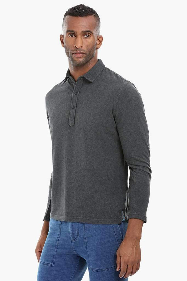 Pullover Pique Polo Sweatshirt