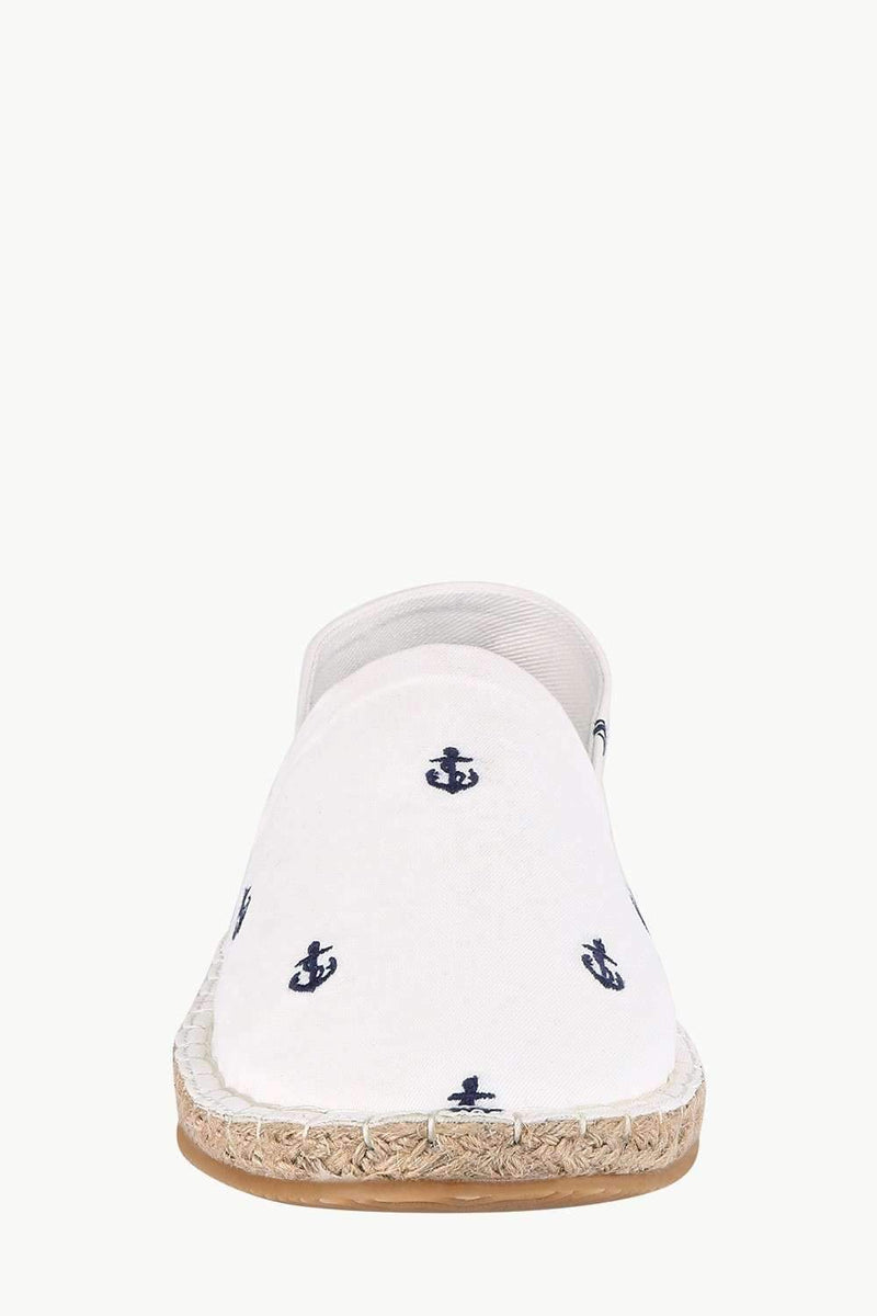 Mens Beige Anchor Espadrilles