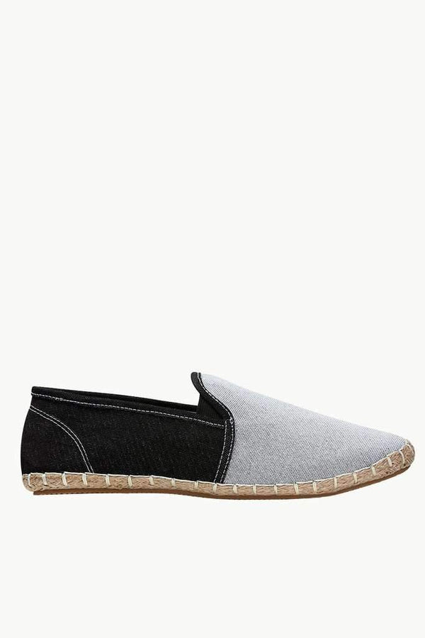 Colorblock Twill Espadrilles