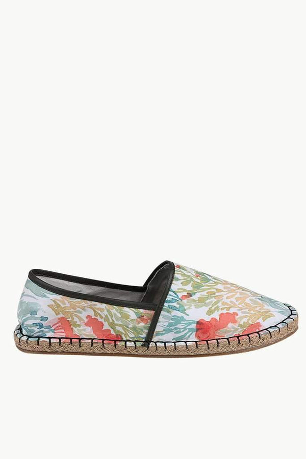 Multicolor Floral Espadrilles