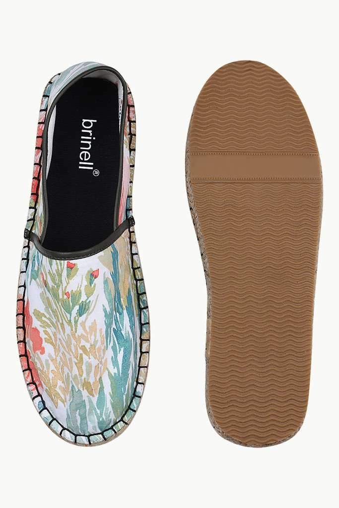 Multicolor Floral Espadrilles