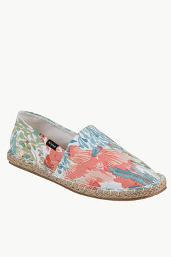 Multicolor Floral Love Espadrilles