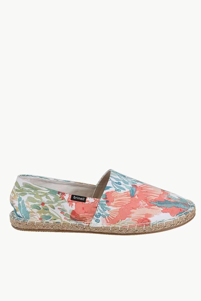 Multicolor Floral Love Espadrilles