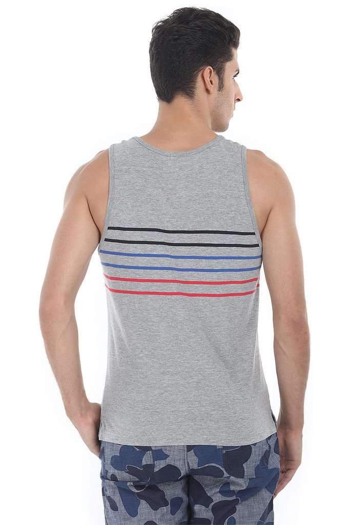 Multi Stripe Super Combed Knit Tank