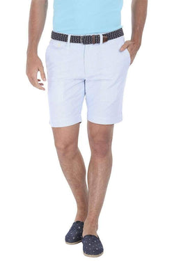 Natural Stripe Fitted Cotton Shorts