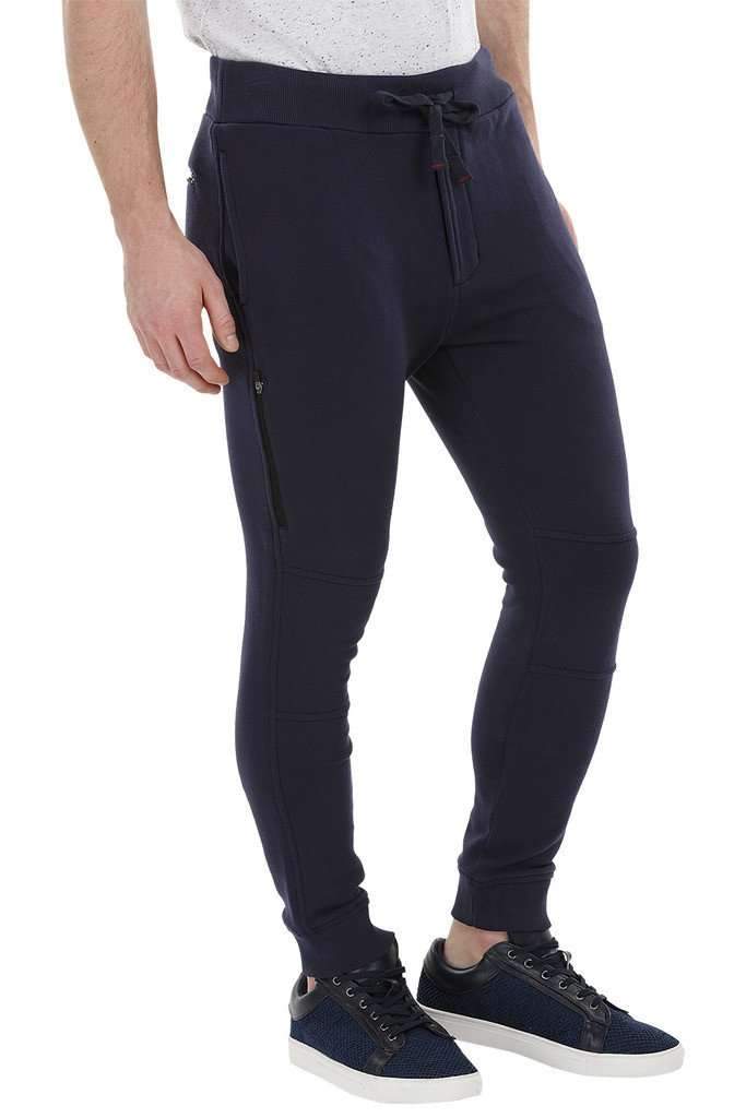 Navy Cuff Jogger Sweatpants